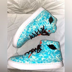 AIR JORDAN limited edition Cloud Print high top sneakers!